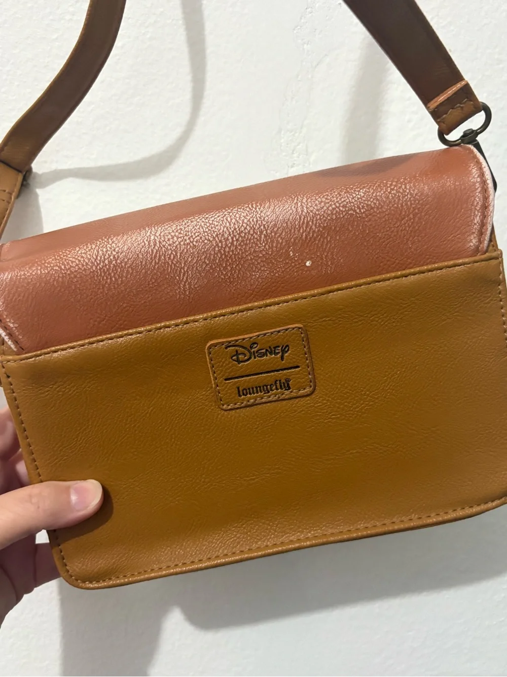 Disney Loungefly Winnie-the-Pooh Illustrated Cream and Tan Crossbody Bag